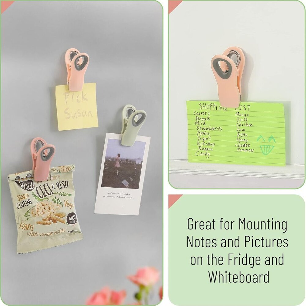 Magnetic Chip Clips, 6pk, Muted Pastel - Picture 6 of 7